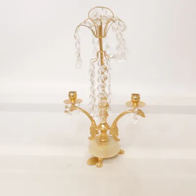 Candelabra (Gold) from Crystal Temptations
