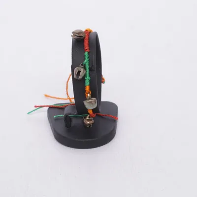 Bracelet de cheville (Vert, Orange, Rouge) Métal inconnu