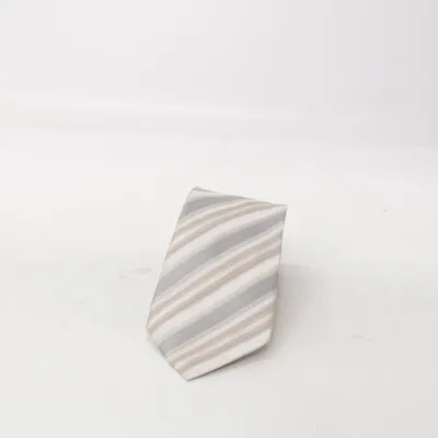 Cravate (Gris, Beige, Blanc) de Monti Soie