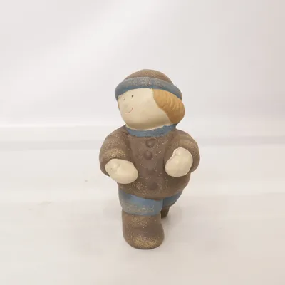 Beeldje (Bruin, Blauw)