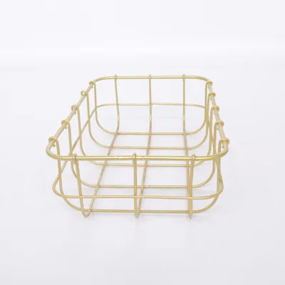 Storage basket (Gold)