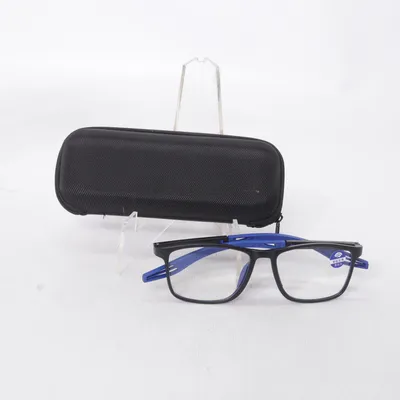 Lunettes (Noir, Bleu)