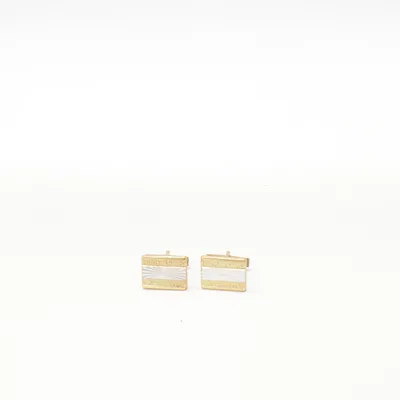 Cufflinks (Gold, Silver) Unknown metal