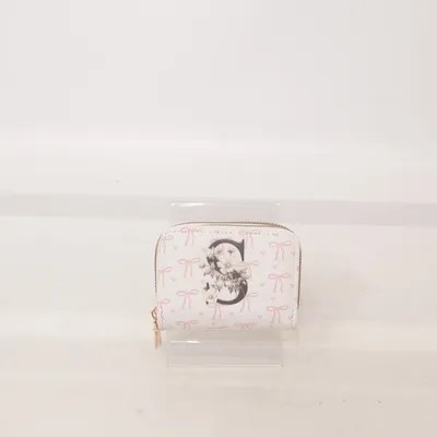 Wallet (White, Pink)