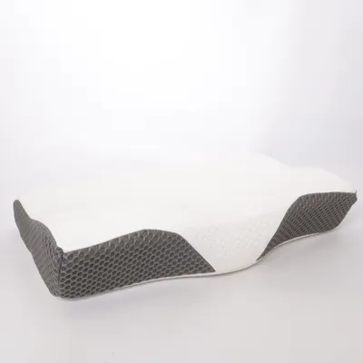 Pillow (White, Gray) from Idea Polyester, Polyurethane, Viscose