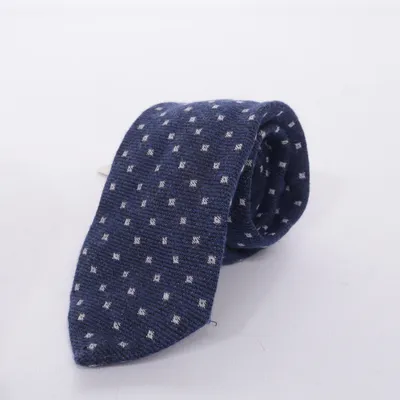 Tie (Blue, White) from Eton Silk, Wool