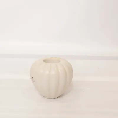 Candle holder (White, Yellow) from Paradis Verkstan
