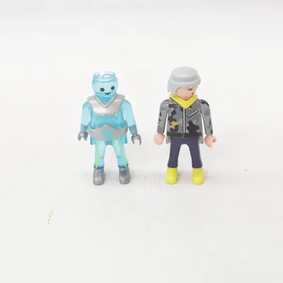 Speelgoedfiguur (Blauw, Grijs, Geel) van Playmobil
