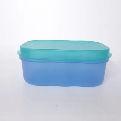 Storage box (Blue, Turquoise) from Tupperware