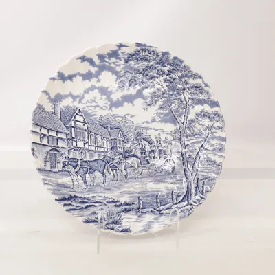 Assiette (Royal Mail, Staffordshire, Made in England, hand engraving) de Myott