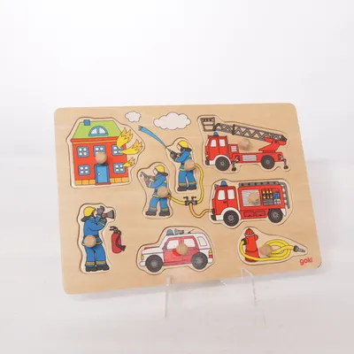 Activity toy (Fire Brigade Peg Puzzle) from Goki