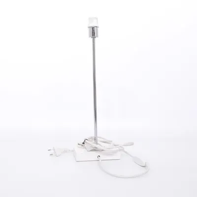 Pied de lampe (Blanc, Argent) de North