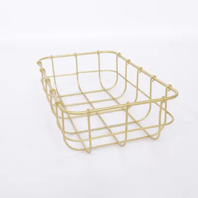 Storage basket (Gold)