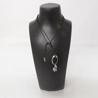 Ketting (Zwart, Zilver) van Jette Onbekend materiaal