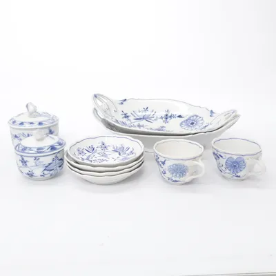 Ensemble de vaisselle (Blue Onion) de Hutschenreuther