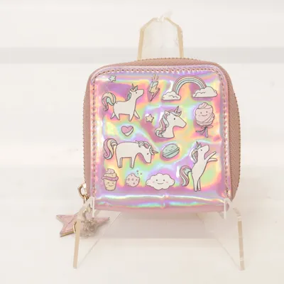 Pung (Pink, Flerfarvet) fra Glitter Polyester, Polyurethan