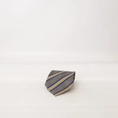 Tie (Gray, Blue, Beige) from René Chagal Polyester