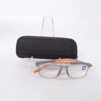 Lunettes (Gris, Orange)