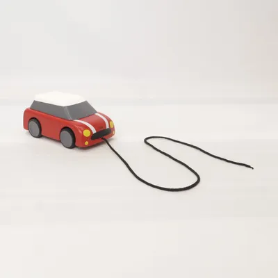 Træklegetøj (Rød, Hvid, Grå) fra Mini