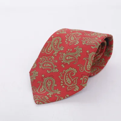 Tie (Red, Green) from Etro Silk