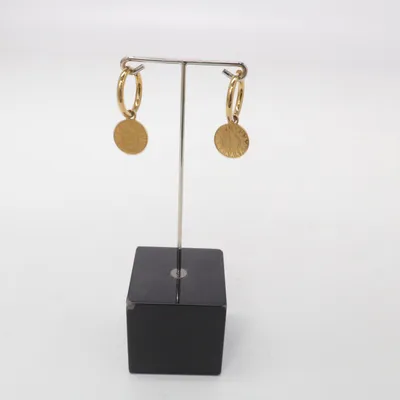 Boucles d'oreilles (Or) Acier inoxydable