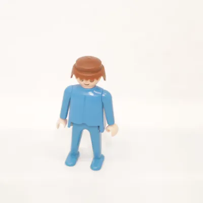 Speelgoedfiguur (Blauw, Bruin) van Geobra