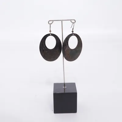 Örhängen (Svart) Okänd metall