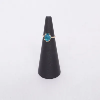 Bague (Bleu, Or) Métal inconnu