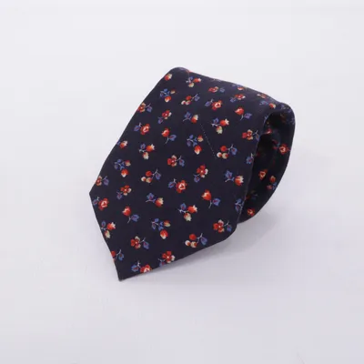 Cravate (Bleu, Multicolore) de Eton Soie, Laine