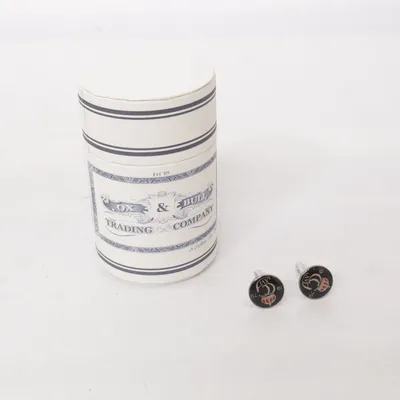 Cufflinks (Black) from Independent Trading Company Unknown metal