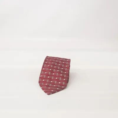 Tie (Red, Gray) from Carlo Palazzi Silk
