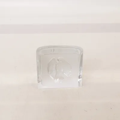 Paper weight (Transparent) from Sea Glasbruk