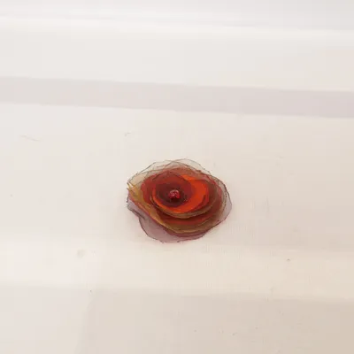 Broche (Rouge, Multicolore) Métal inconnu