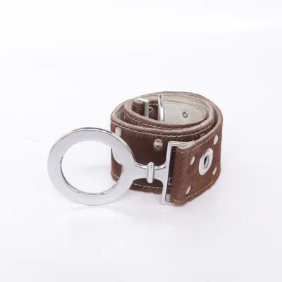 Midjebälte (Brun, Silverfärgad)