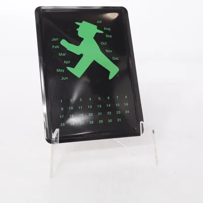 Calendrier (Noir, Vert) de Ampelmann