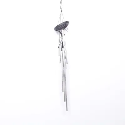 Vindspel (Silverfärgad, Svart)