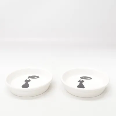 Bol d'alimentation (Blanc, Noir) de Trixie