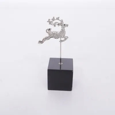Brosch (Silverfärgad) Okänd metall
