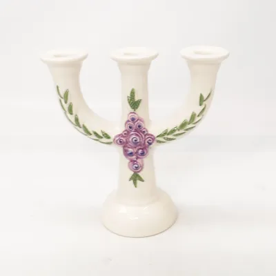 Candelabra (White, Multicolored) from Deco Keramik