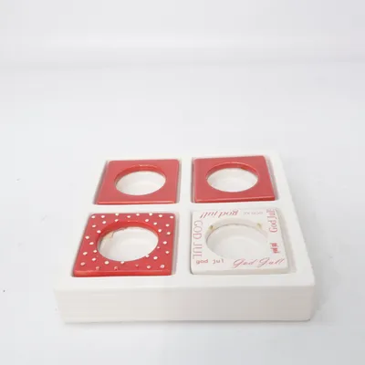 Advent candle holder (White, Red, Multicolored) from Cult Design