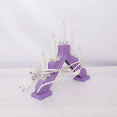 Elektrisk adventsljusstake (Lila, Vit) från Kenwood