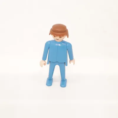 Speelgoedfiguur (Blauw, Bruin) van Geobra