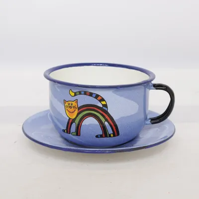 Beker (Blauw, Meerkleurig) van Smaltum