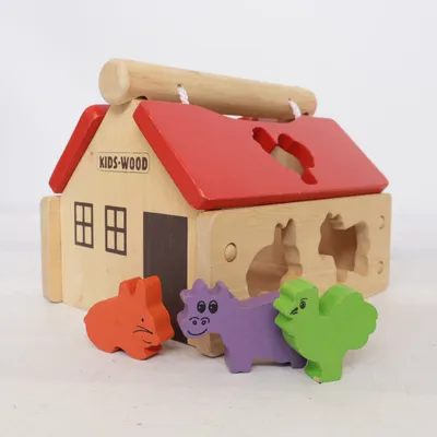 Aktivitetsleksak (Beige, Flerfärgad) från Kids Wood