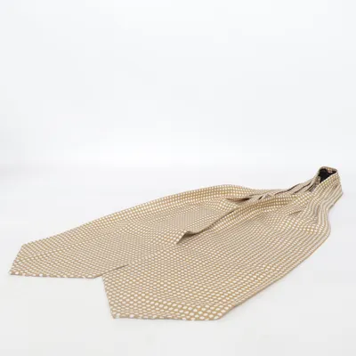 Tie (Beige, White) from Carnaval de Venise Silk