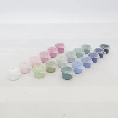 Acrylic paint (Purple, Multicolored)