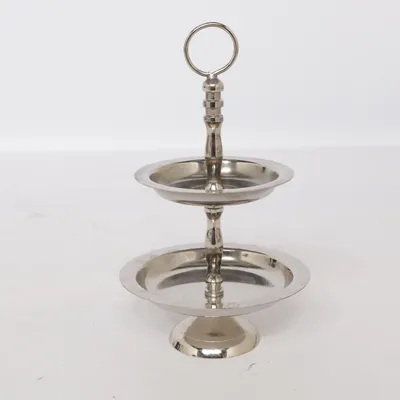 Tiered plate stand (Silver)