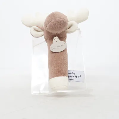 Baby toy (Brown, White) from Teddykompaniet Organic cotton, Polyester