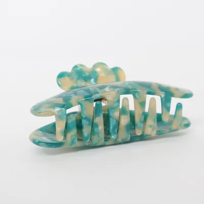 Hair clamp (Green, Beige)