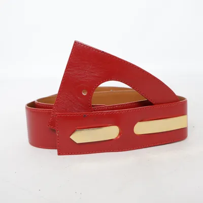 Belt (Red, Brown) from Emilio Pucci